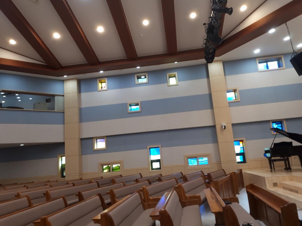 구리드림교회 (아트보드+방염패브릭배접마감)