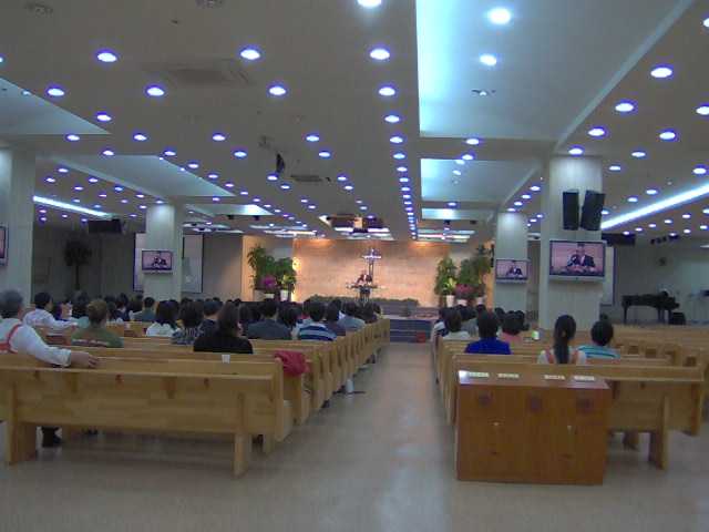 인천 미래소망교회 대예배실